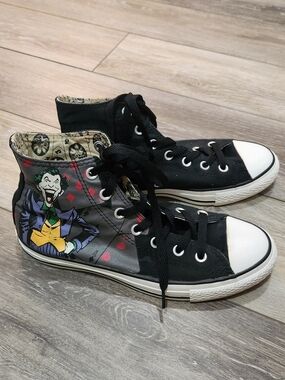 Converse Black Joker Graphic High-Top Sneakers Size 6 Men